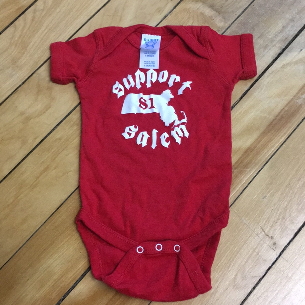 “Support Salem 81” Hells Angels Motorcycle onesie.